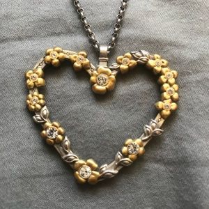 Brighton Heart Flower Pendant
